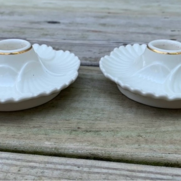 Lenox flower candle holders - Picture 4 of 10